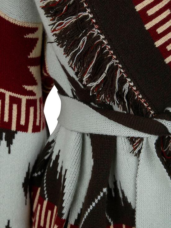 26SS 알라누이 스웨터 LWHB064R26KN I002 4384 TURQUOISE MUL - ALANUI