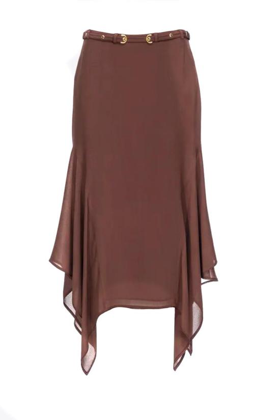 SPRING SUMMER 핑코 스커트 103125A1O6L74 BROWN