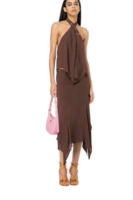 SPRING SUMMER 핑코 스커트 103125A1O6L74 BROWN - PINKO