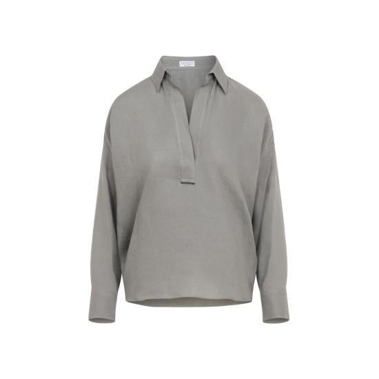 26SS 브루넬로 쿠치넬리 셔츠 MA698MQ705 C1063 KHAKI GREEN