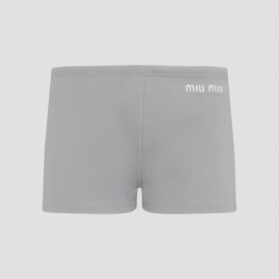 26SS 미우미우 숏팬츠 MMP290SOOO 148O F0Y6M GRIGIO VERDE GREY - MIU MIU
