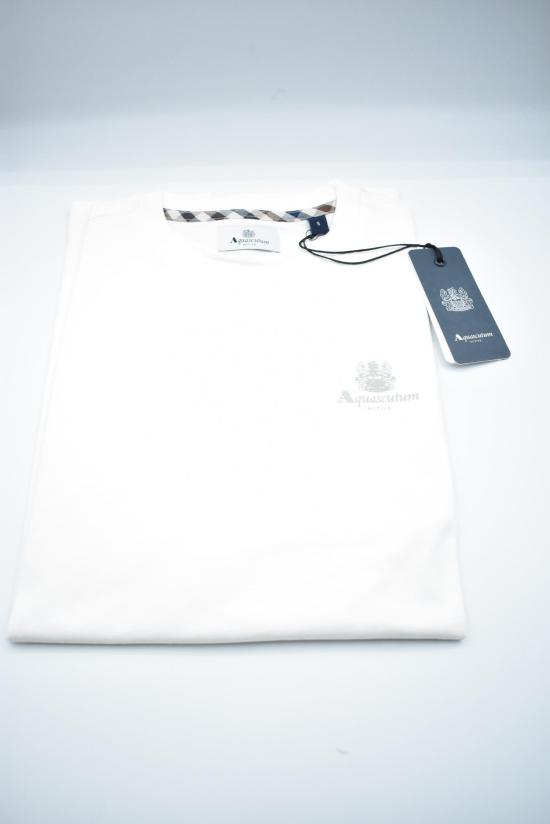 26SS 아쿠아스큐텀 폴로 티셔츠 TS002 WHITE