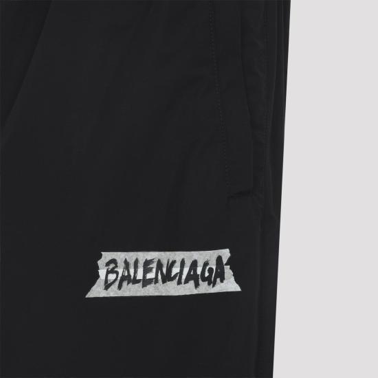 26SS 발렌시아가 마스킹 테이프  트랙팬츠 857634 TPQ38 1000 BLACK - BALENCIAGA