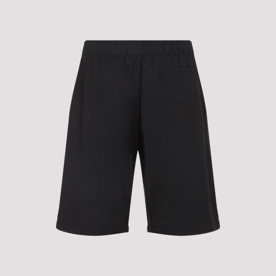 26SS 아워레가시 레저 쇼츠 스틸 블랙 캄 쿠프로 코튼 M2264LSB BLACK - OUR LEGACY