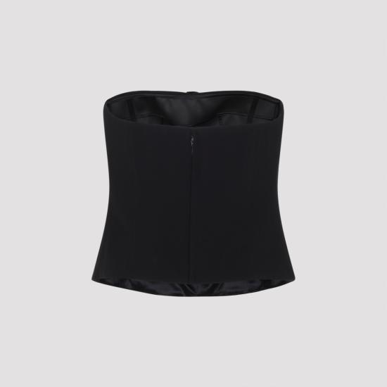 26SS 조르지오 아르마니 탑 GW002882 TE10071 UC001 BLACK BEAUTY - GIORGIO ARMANI