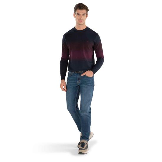  하몬트앤블레인 긴팔 티셔츠 HRI462030788 801 BLU BLUE - HARMONT & BLAINE