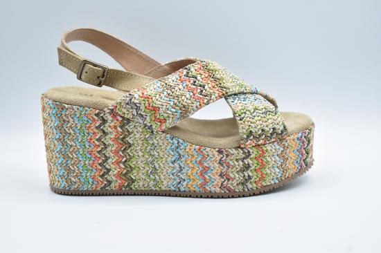 25SS EHM 로퍼 CAREN SABBIA MULTICOLOUR