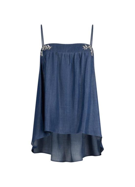 26SS 리우조 탑 UA6288 D4894 77000 DENIM SCURO