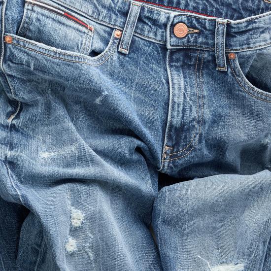  토미진 스트레이트 팬츠 DM0DM17447 1A5 BLU BLUE - TOMMY JEANS