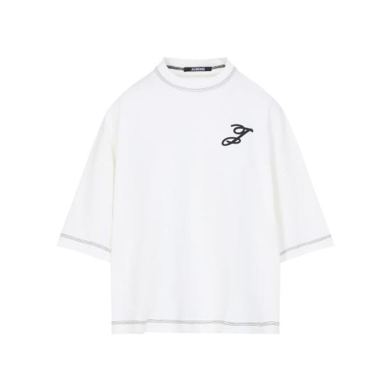 26SS 자크뮈스 반팔 티셔츠 TSW00580AJ00226 110 OFF WHITE