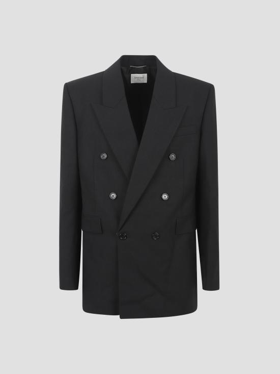 25FW 생로랑 울 자켓 835102Y5K32 1000 BLACK