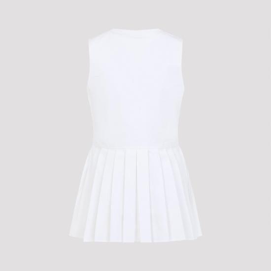 26SS 질샌더 탑 J01NC0178 J45001 100 OPTIC WHITE - JIL SANDER