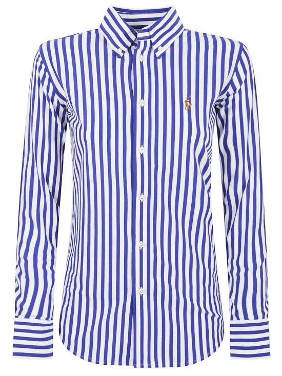 26SS 폴로 랄프로렌 클래식핏 스트라이프 셔츠 211910131 500 BLUE WHITE