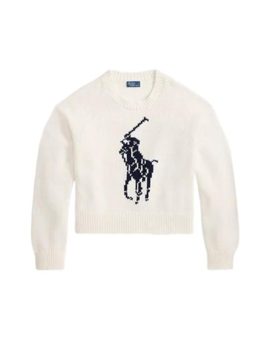 26SS 랄프 로렌 스웨터 211A96234 002 WHITE