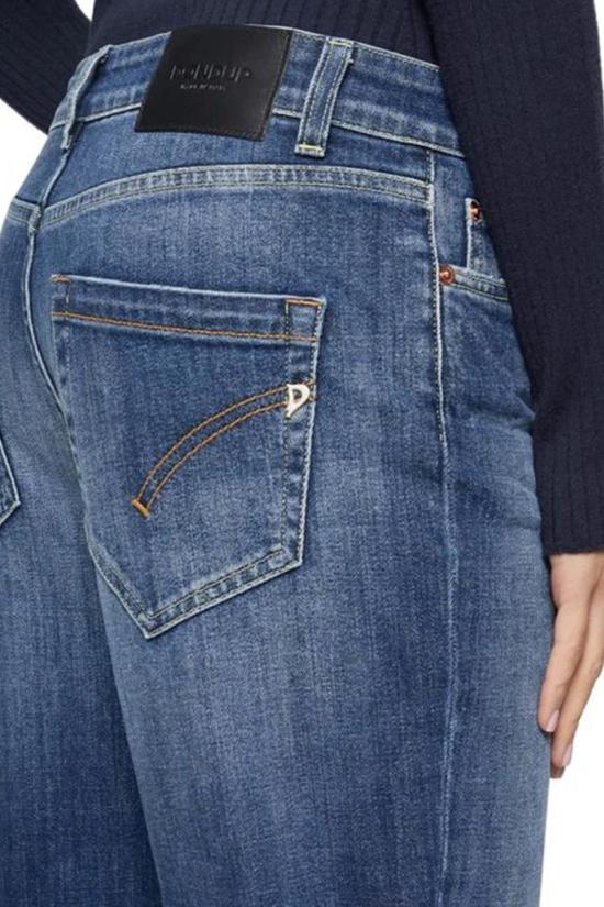  돈답 스트레이트 팬츠 DP268B DSE340D HS3800 BLUE - DONDUP