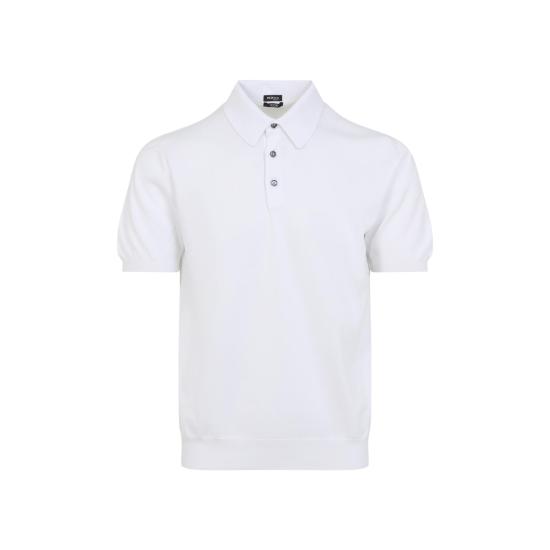 26SS 키톤 폴로 티셔츠 UMKXX3340C014 BIANCO WHITE