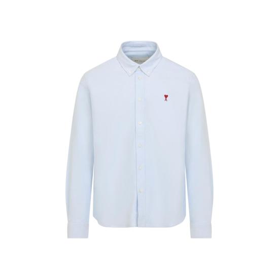 26SS 아미 ADC버튼 다운 셔츠 BFUSH063 CO0031 450 BLEU CIEL BLUE