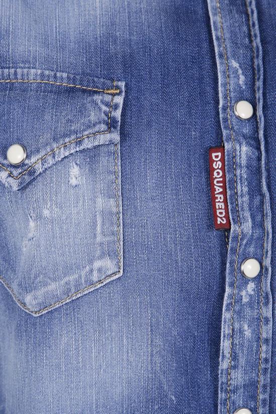 25SS 디스퀘어드2 셔츠 S75DL0894 S30341470 DENIM - DSQUARED2
