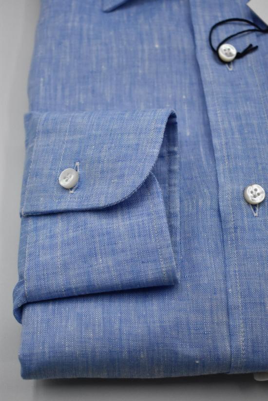 SPRING SUMMER 발바 셔츠 D3U90P0140146U 03 CLEAR BLUE - BARBA