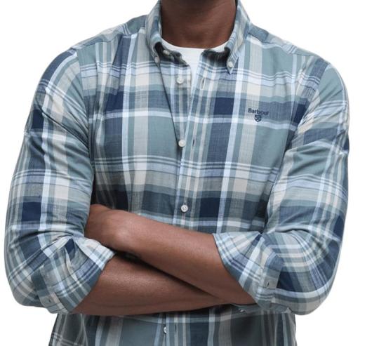 26SS 바버 셔츠 MSH5295 MSHTE31 VINTAGE TEAL - BARBOUR