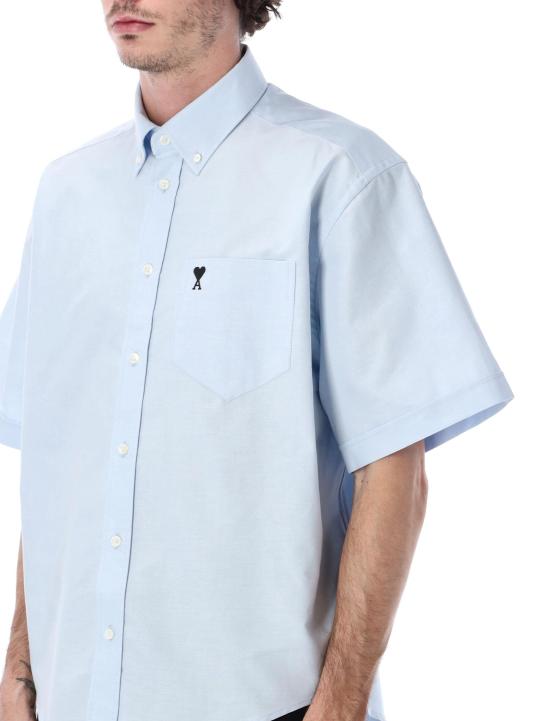 26SS 아미 셔츠 HSH823CO0031 450 LT BLUE - AMI