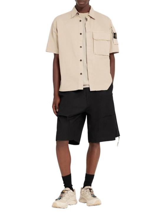 26SS STONE 반팔 셔츠 1100025 S0A10V0093 IVORY - STONE ISLAND