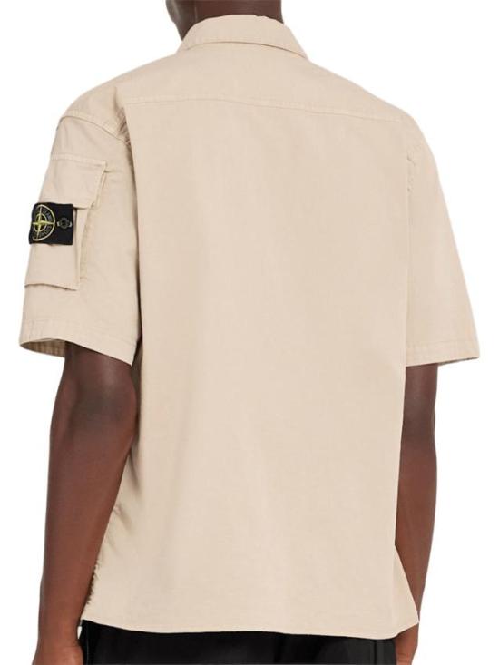 26SS STONE 반팔 셔츠 1100025 S0A10V0093 IVORY - STONE ISLAND