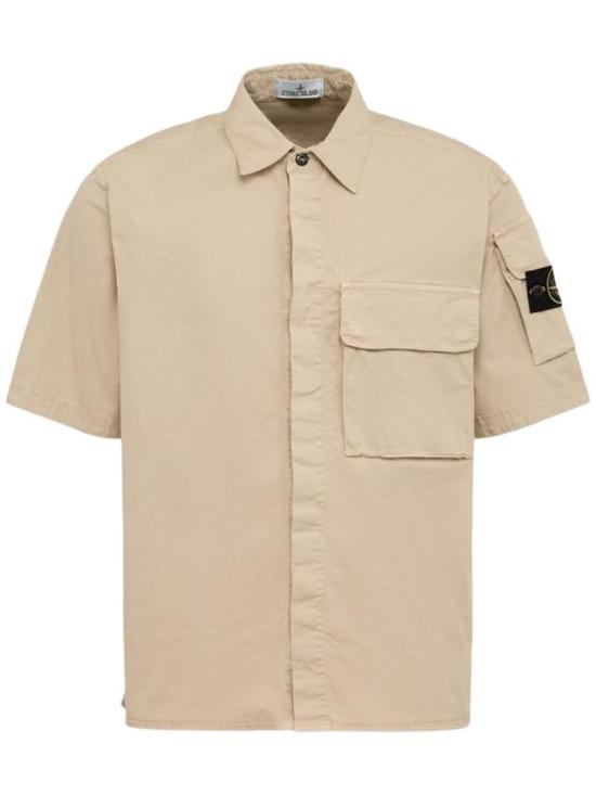 26SS STONE 반팔 셔츠 1100025 S0A10V0093 IVORY