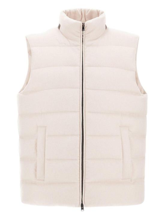 25FW 에르노 캐시미어 실크 모노그램 베스트 PI001282U38087 1985 BEIGE