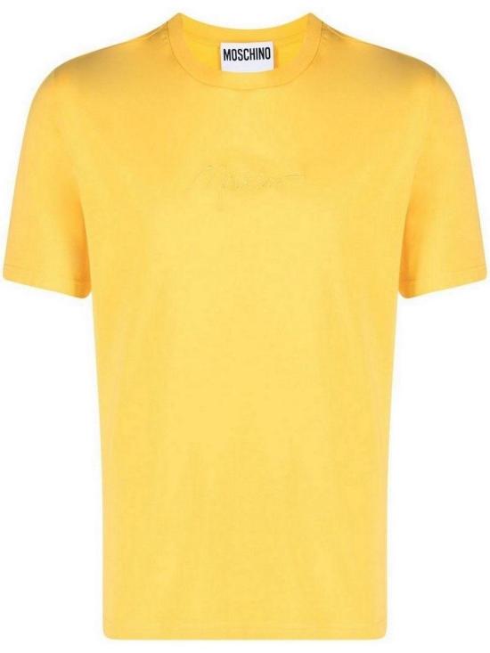 SPRING SUMMER 모스키노 폴로 티셔츠 A0730 02391029 YELLOW