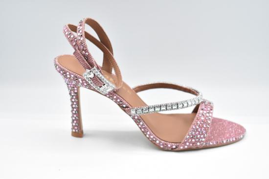 26SS 커트가이거 로퍼 CRISTAL STRAPP PINK