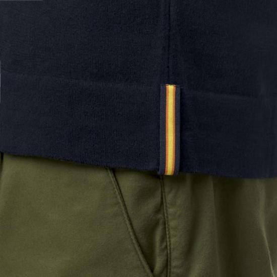 26SS 까웨 폴로 티셔츠 K4126RW K89 BLUE DEPTH - K-WAY