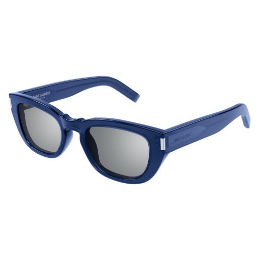 26SS 생로랑 선글라스 SL 601 006 BLUE BLUE SILVER - SAINT LAURENT