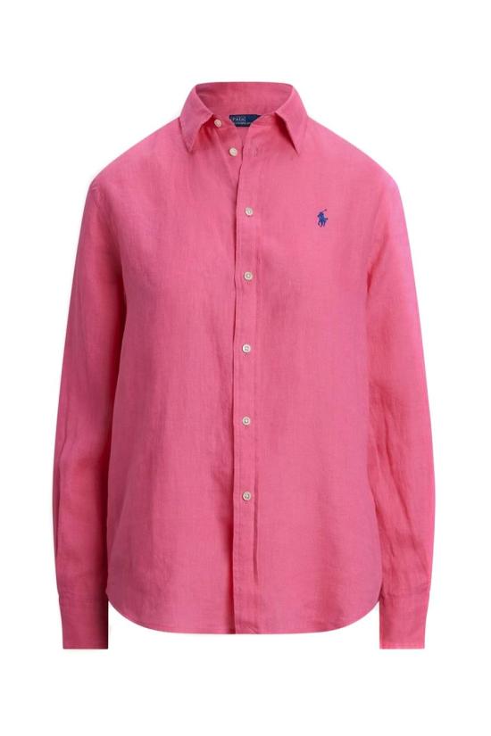 25SS 폴로 랄프로렌 포니 자수 리넨 셔츠 (211970730009) 211970730007 FUCSIA - POLO RALPH LAUREN