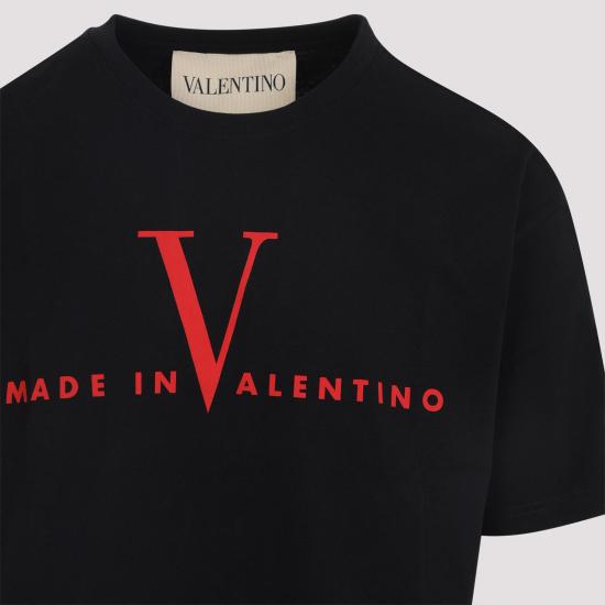 26SS 발렌티노 가라바니 폴로 티셔츠 8V3MG16PBAQ 0NR NERO ROSSO BLACK - VALENTINO GARAVANI