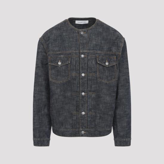 25FW 랑방 자켓 RMJA0317D096H25 29 NAVY BLUE - LANVIN