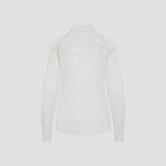 26SS 에르마노 설비노 셔츠 D482K328APJBN 10104 VANILLA ICE WHITE - ERMANNO SCERVINO