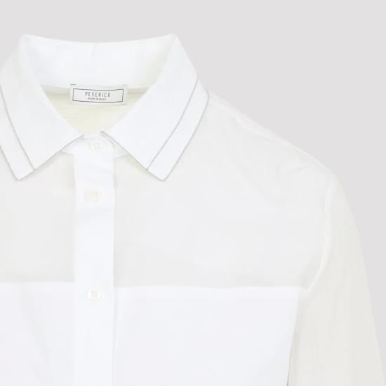 26SS 페세리코 셔츠 A06361 8372B 00B BIANCO NATURALE NUDE NEUTRALS - PESERICO