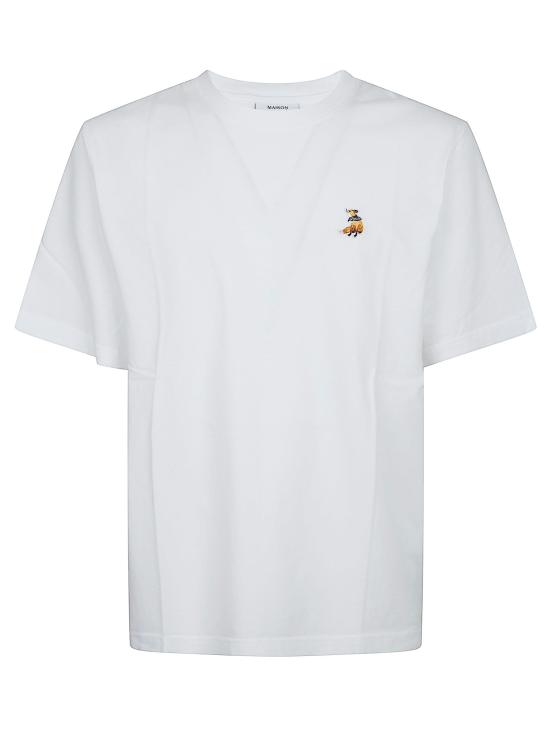 26SS 메종키츠네 드리밍 폭스 컴포트 티셔츠 QM00102KJ7026 P100 WHITE