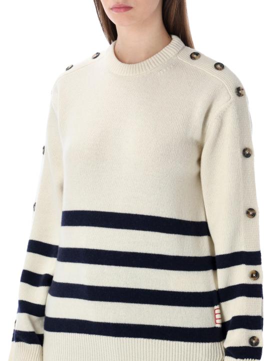 26SS JW앤더슨 니트웨어 KW1526YN0456 006 IVORY - JW ANDERSON