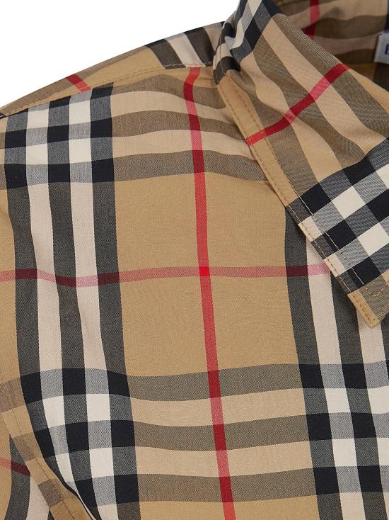 26SS 버버리 라프윙 체크 롱 슬리브 셔츠 8111847 ARCHIVE BEIGE IP CHK BROWN - BURBERRY
