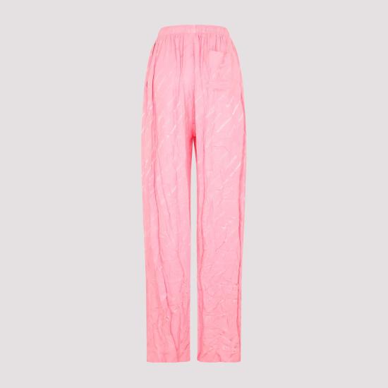  발렌시아가 스트레이트 팬츠 659026 TON04 5630 PINK PINK PURPLE - BALENCIAGA