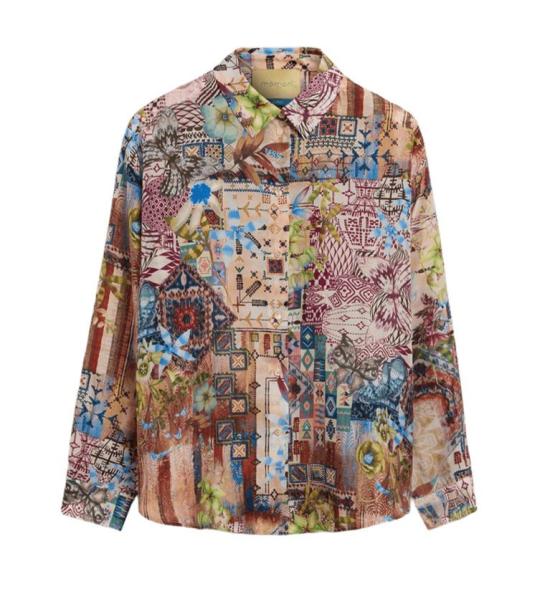 26SS 모모니 셔츠 OSH003 26102MO6067 MULTICOLOR TERRA