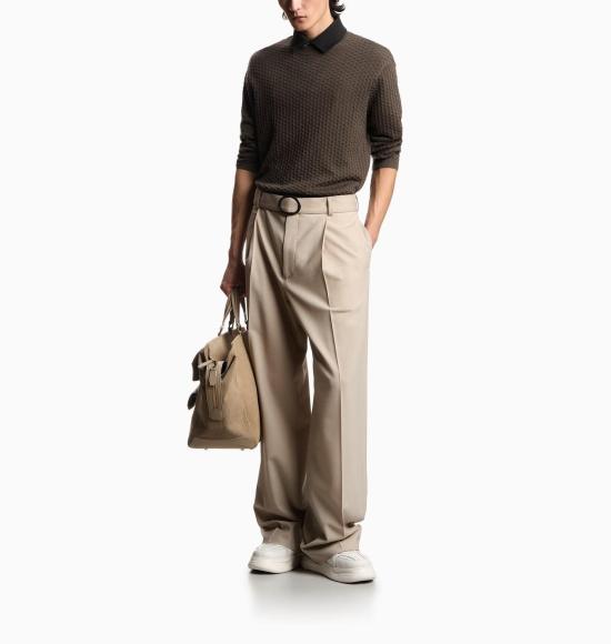 26SS 엠포리오 아르마니 긴팔 티셔츠 EM004602 AF23553 6021 MAJOR BROWN HONEY - EMPORIO ARMANI