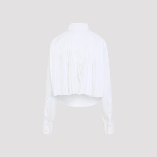 26SS 스포트막스 셔츠 2612111041600 001 BIANCO OTTICO WHITE - SPORTMAX