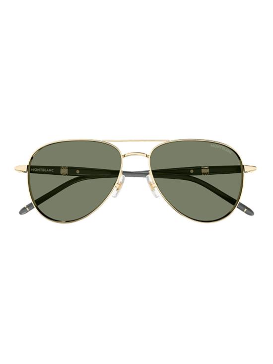 26SS 몽블랑 선글라스 MB0345S 004 GOLD GREY GREEN