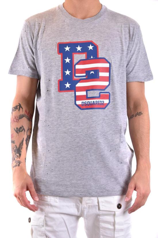 SPRING SUMMER 디스퀘어드2 폴로 티셔츠 S74GD1249 S22416857M GREY - DSQUARED2