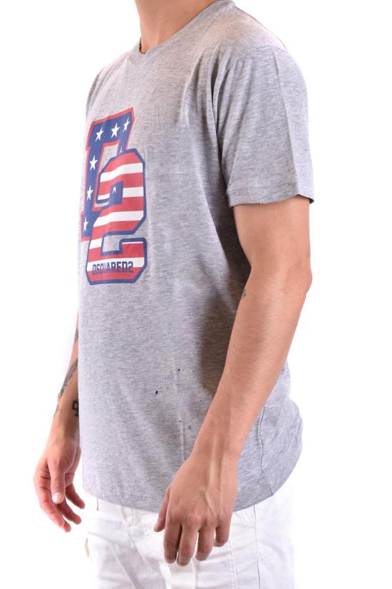 SPRING SUMMER 디스퀘어드2 폴로 티셔츠 S74GD1249 S22416857M GREY - DSQUARED2