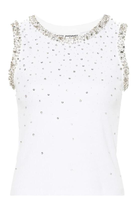  데 펨메스 민소매 티셔츠 DP613197 WHITE