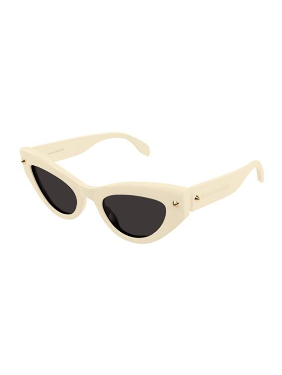 26SS 알렉산더 맥퀸 선글라스 AM0407S 003 IVORY IVORY GREY WHITE - ALEXANDER MCQUEEN